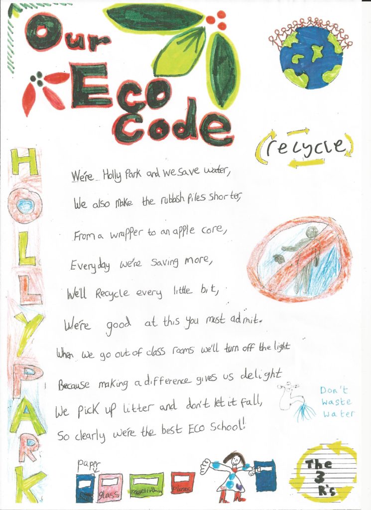eco code – Holly Park Primary School